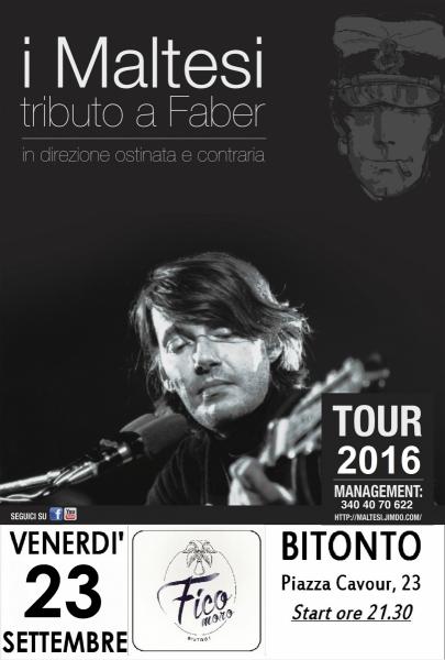 Tributo a Fabrizio De André con I MALTESI