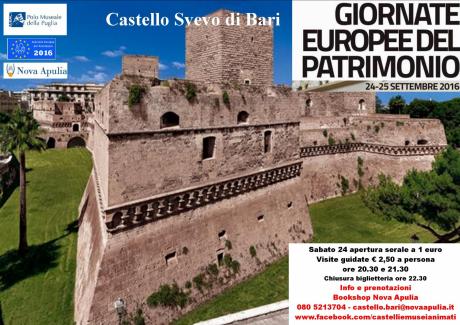 Giornate Europee del Patrimonio al Castello di Bari
