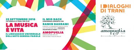 AMOPUGLIA onlus ai Dialoghi di Trani per il concerto di Ramin Bahrami