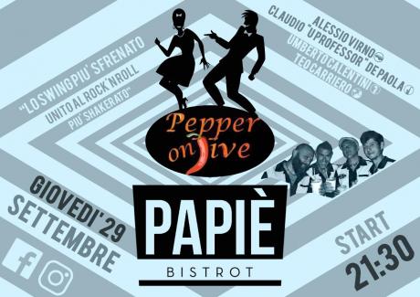 PepperOnJive live al Papiè Bistrot - Acquaviva delle Fonti