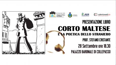 "Corto Maltese" di Stefano Cristante al Palazzo Baronale di Collepasso