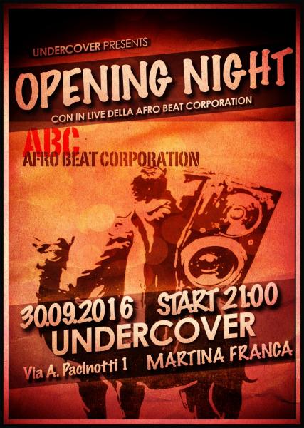 Undercover Opening Live w Afro Beat Corporation