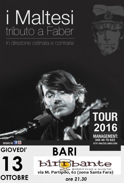“I MALTESI” Tributo a Fabrizio De Andrè