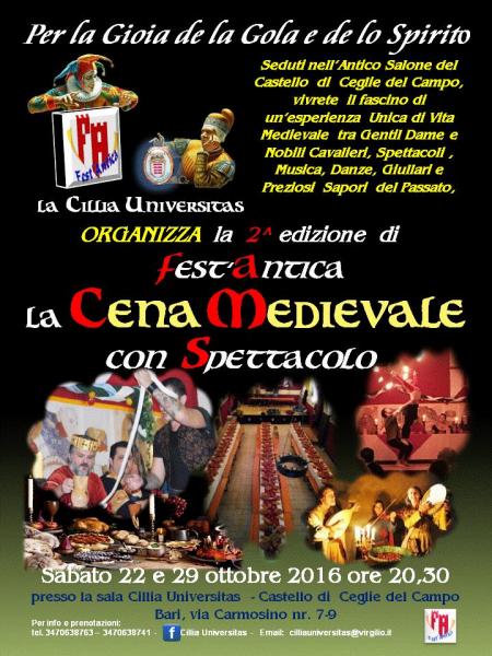 Fest'Antica la Cena Medievale 2^ Edizione
