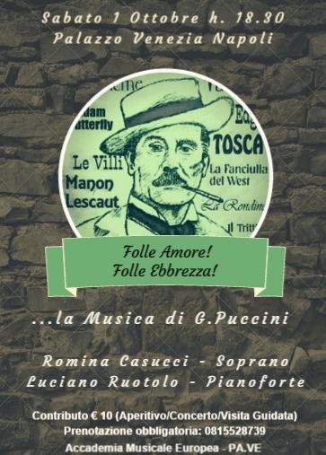 Concerto "Folle amore!Folle Ebbrezza!" tributo G.Puccini