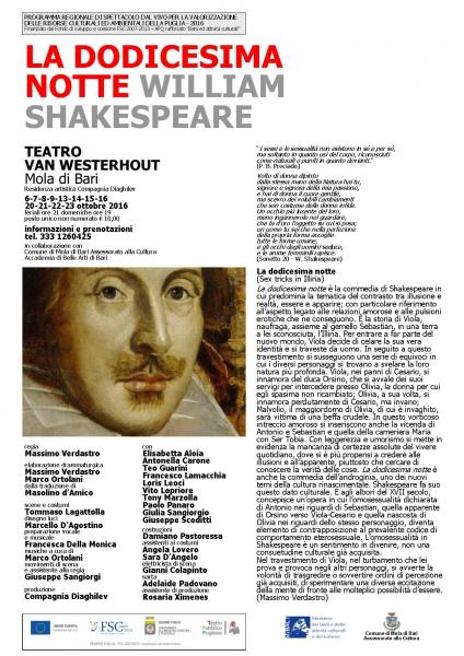 LA DODICESIMA NOTTE di W. Shakespeare