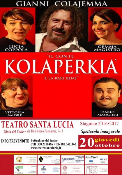 Il Conte Kolaperchià  e la Bari bene