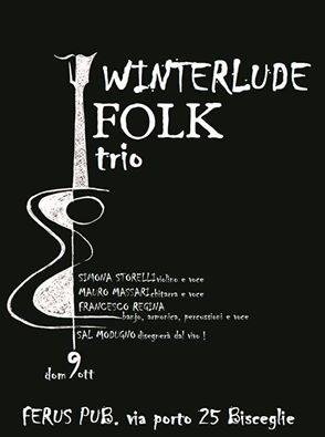 WINTERLUDE  FOLK  TRIO - Concerto e disegni dal vivo