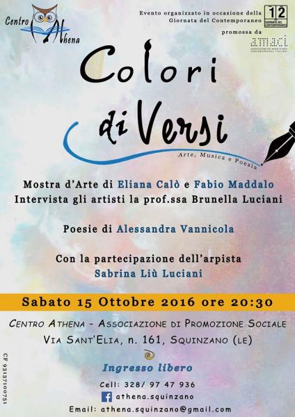 Colori diVersi – Arte, Musica e Poesia