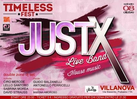 Timeless Fest con JustX in concerto + Double Zone Dj Set