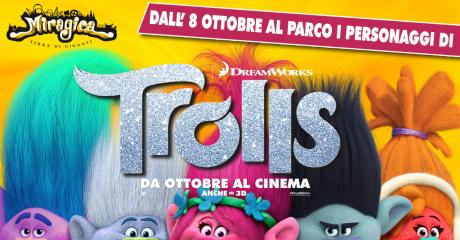 In anteprima per il Sud Italia: dall’8 ottobre Poppy e Branch di Trolls a Miragica