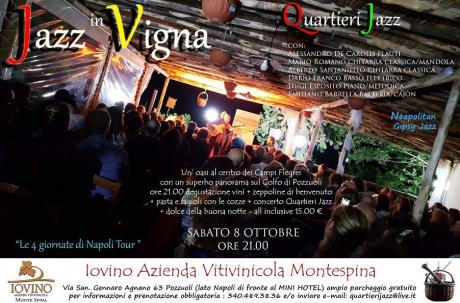 “JAZZ IN VIGNA” “LE 4 GIORNATE DI NAPOLI TOUR” Il nuovo disco dei “QUARTIERI JAZZ” di Mario Romano