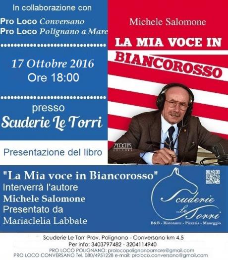 Presentazione del libro "La mia voce in biancorosso" di Michele Salomone