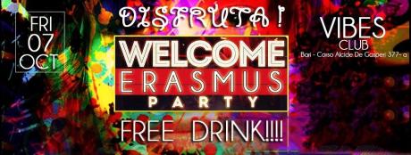 Venerdì 7 Ottobre - Welcome Erasmus Party