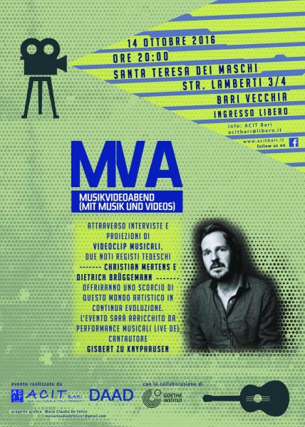 MUSICA E VIDEOCLIP - evento berlinese a Bari con tre celebri artisti tedeschi