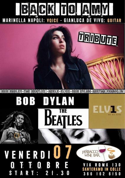 AmyWinehouse & Friends: Bob Marley, The Beatles, Aretha Franklin, Elvis, Bob Dylan, Adele