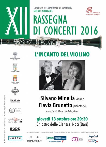L'INCANTO DEL VIOLINO - Duo Silvano Minella (violino) / Flavia Brunetto (pianoforte)