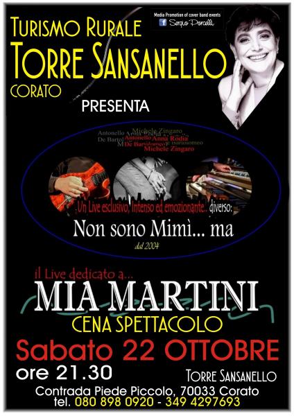 NON SONO MIMI' MA... il live a Torre Sansanello Corato