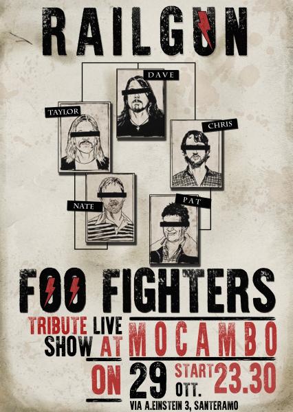 Railgun - Foo Fighters Tribute al Mocambo