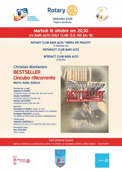 Presentazione del romanzo "Bestseller - l'incubo riNcorrente"