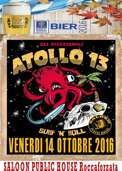 Oktoberfest beer all'Atollo13 live at Saloon Public House