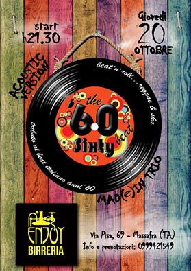 The Sixty Beat-acoustic version Mad(e) in Trio LIVE at ENJOY