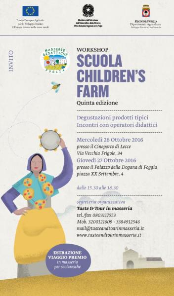 Workshop "Scuola Children's Farm" V Edizione Tappa Lecce