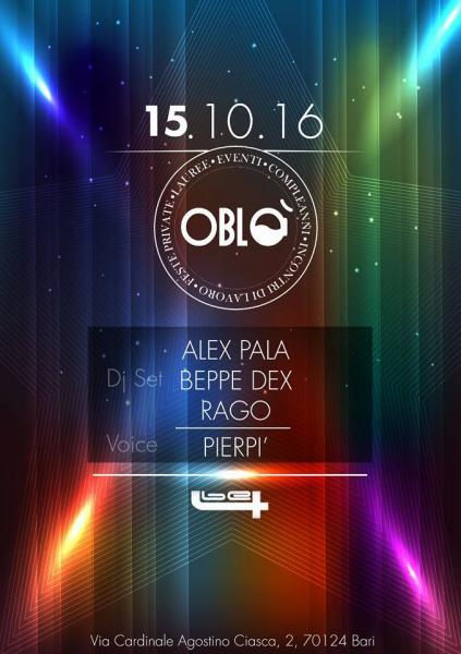 One Night Party all'Oblo'