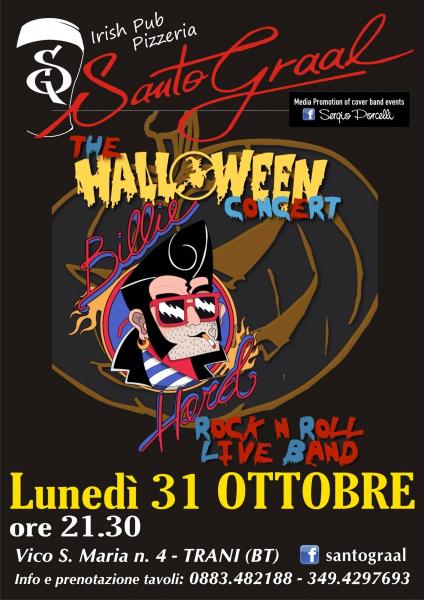 The Halloween Concert - Billie Hard at Santo Graal Trani