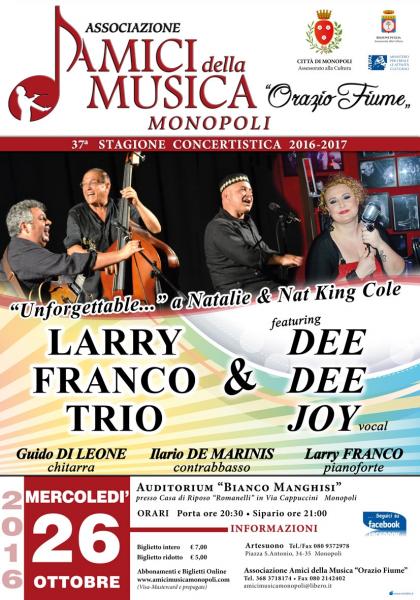 Larry Franco trio feat. Dee Dee Joy
