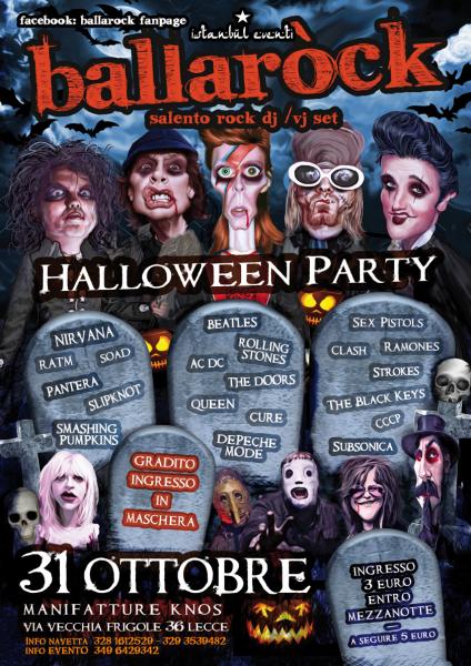 HALLOWEEN BALLAROCK alle Manifatture Knos, Lecce