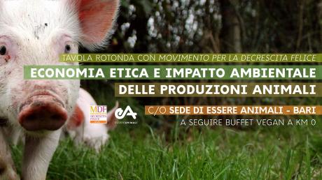 Tavola rotonda Essere Animali + Movimento per la Decrescita Felice