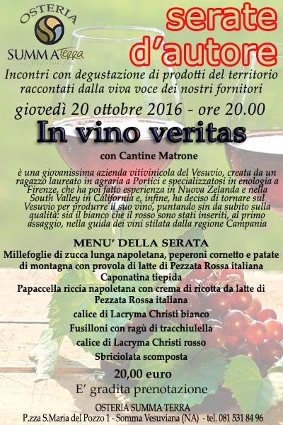 In Vino Veritas