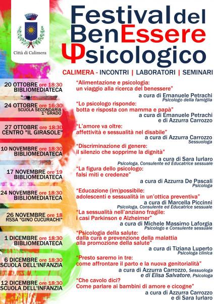 Il Festival del Benessere Psicologico a Calimera si apre con l'alimentazione