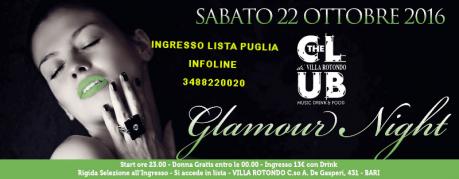 Sab 22 ottobre - Villa Rotondo - Ingresso Lista Puglia