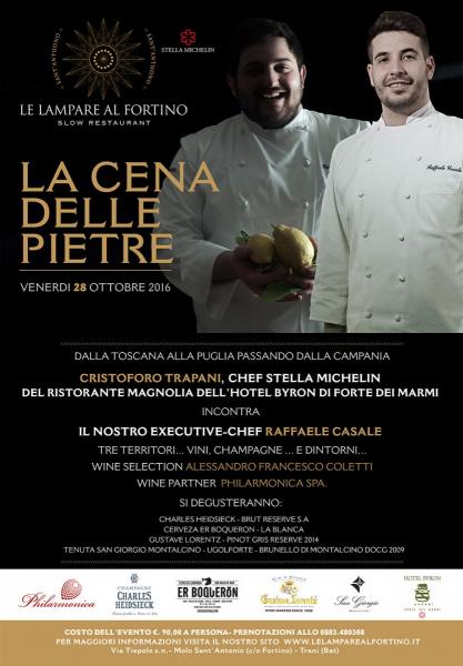 La Cena delle Pietre - Dalla Toscana alla Puglia passando dalla Campania