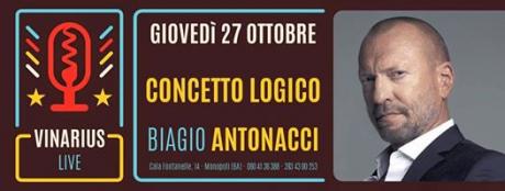 Giovedi al Vinarius la tribute band di Biagio Antonacci, i "Concetto Logico"