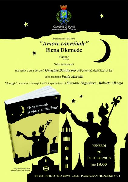 Presentazione testo poetico "Amore Cannibale" di Elena Diomede