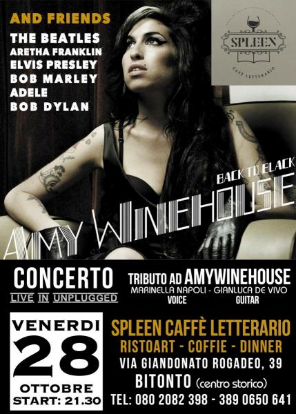 AmyWinehouse & Friends: Tributo alla grande musica internazionale