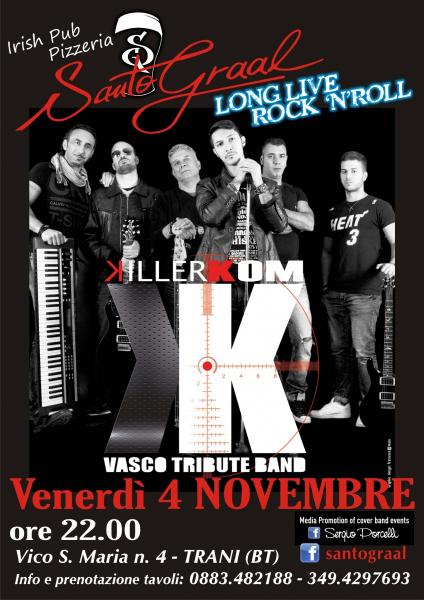 Killerkom Vasco Tribute Band al Santo Graal Trani