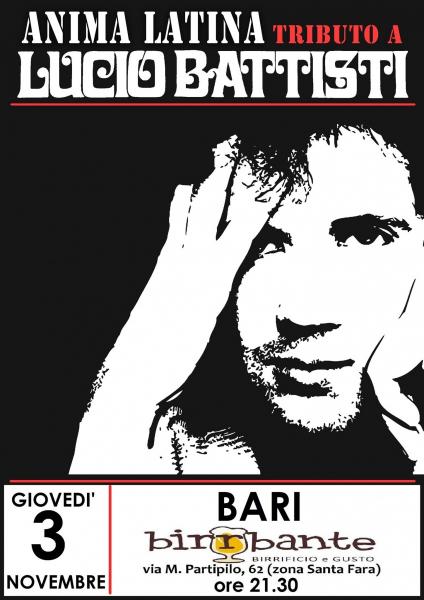 Tributo a Lucio Battisti con gli "Anima Latina"