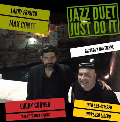 Jazz Duet "Just Do It"  il giovedì a Taranto