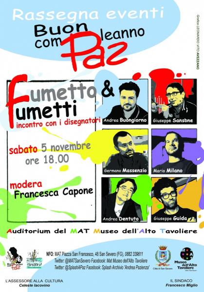 Fumetto&Fumetto: incontro con sei disegnatori di fumetti