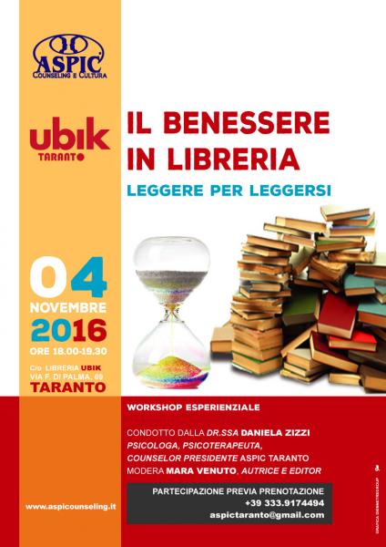 “il Ben Essere in Libreria – il Counseling a Partire da un Libro”