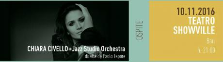 CHIARA CIVELLO ospite della JAZZ STUDIO ORCHESTRA