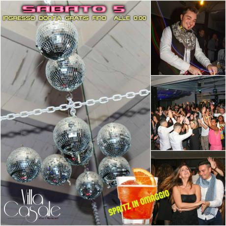 Spritz Party - Spritz in Omaggio e Ingresso Gratuito Donne - Villa Casale Lista Simone dj