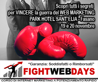 "FIGHT WEB DAYS" - Training di Internet Marketing Aziendale a Potenziamento Rapido