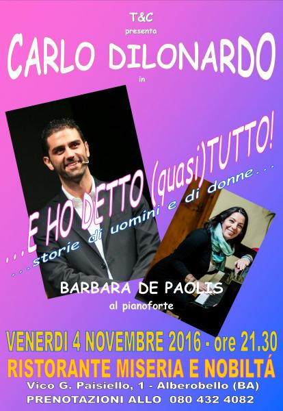 E ho detto (quasi) tutto!