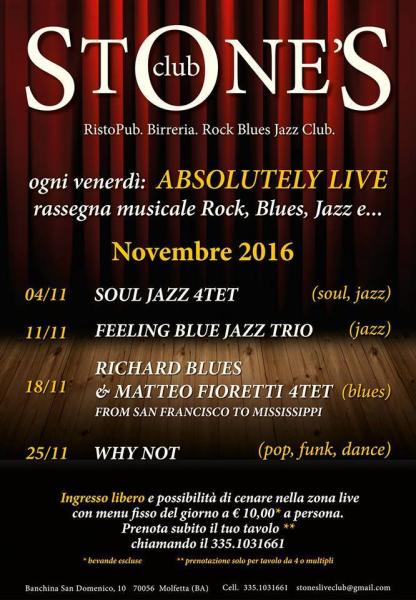 SOUL JAZZ QUARTET live at Stone's Club