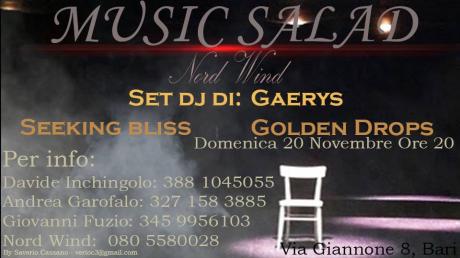 Golden Drops + Seeking Bliss in concerto al Nordwind discopub